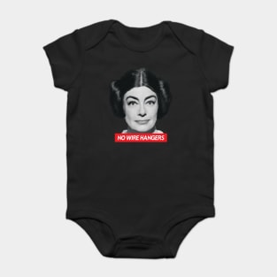 Joan Crawford \\ No Wire Hangers Baby Bodysuit